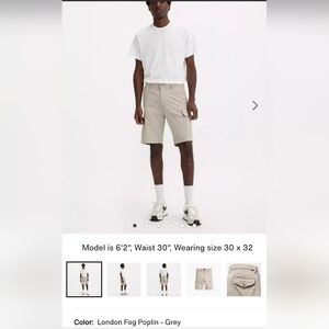 Levi's 9.5" Carrier Cargo shorts 36